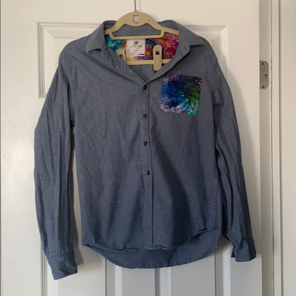 On The Byas buttondown with funky chest pocket